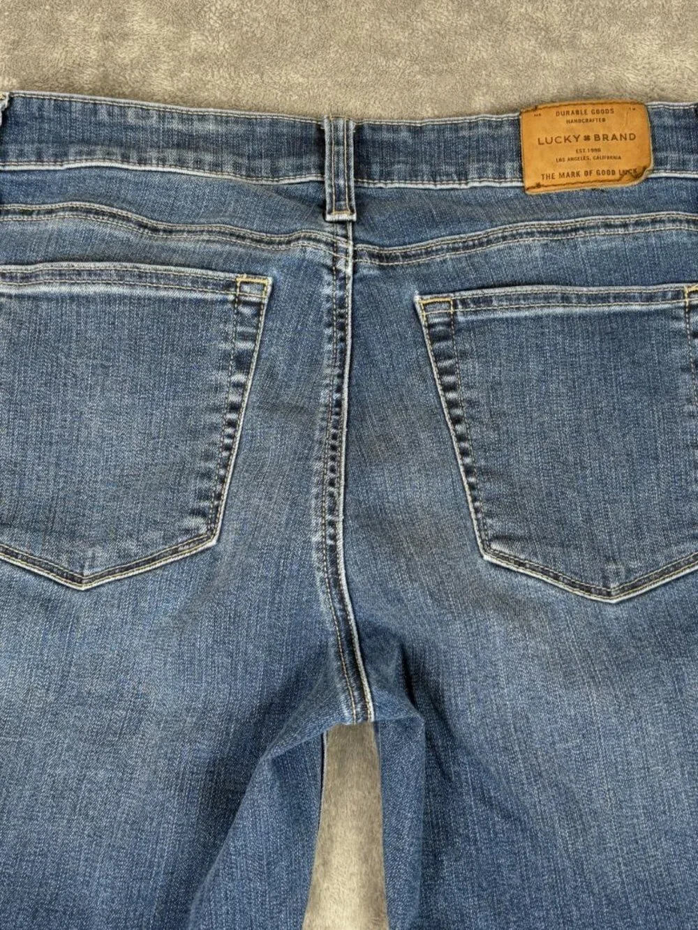 Lucky Brand Ava Skinny Jeans Women's 6/28 Medium Wash Skinny Stretch Preppy Chic